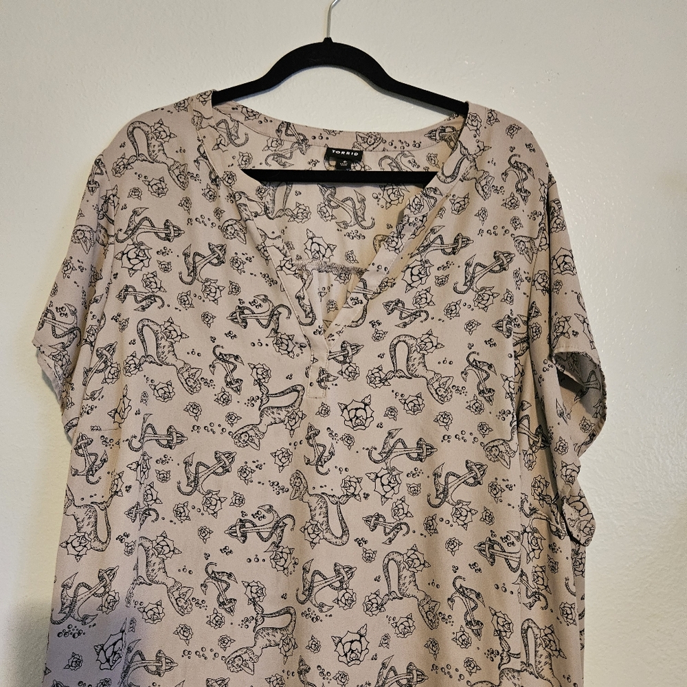 Nautical Torrid Blouse